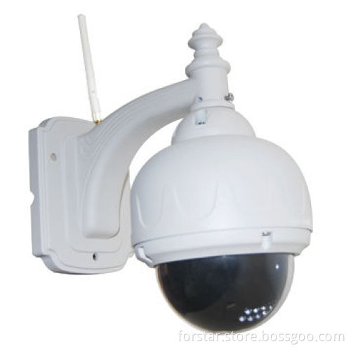 Outdoor PT IP Network Camera, Up to 15m IR Night Vision Range